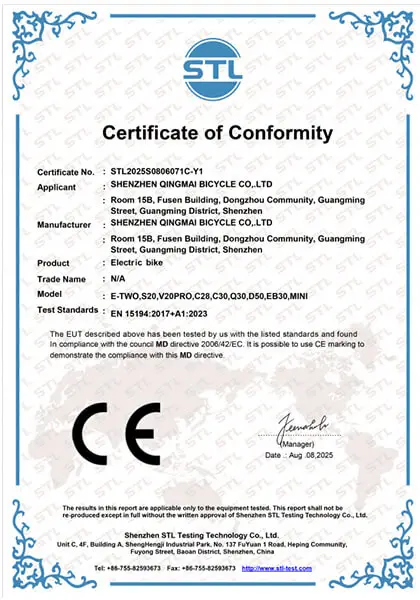 CE-MD-certificaat