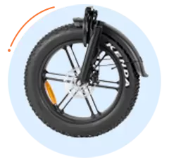 Populaire e-bike met dikke banden