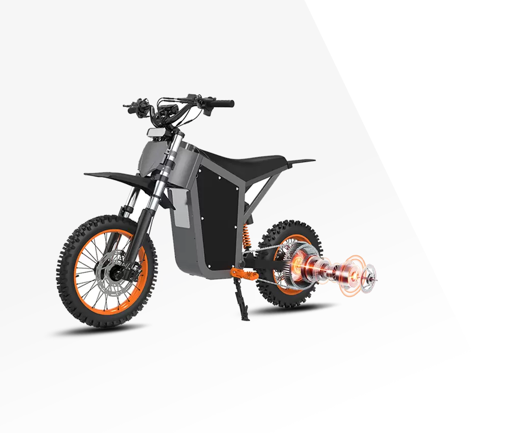 Motor met volledig vermogen van 750 W